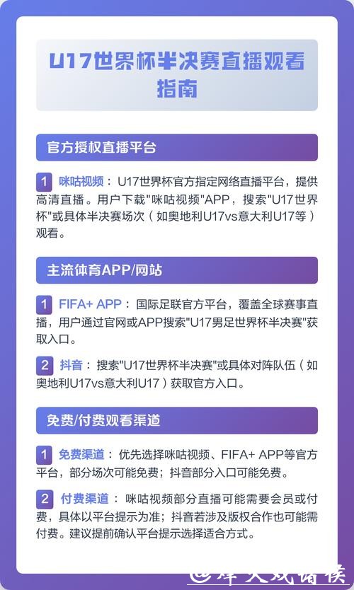 免费观看世界杯直播链接攻略